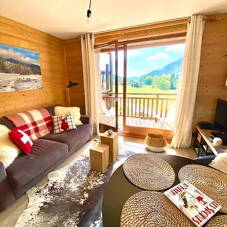 Apartment T2 De Charme A Vue Panoramique Megeve